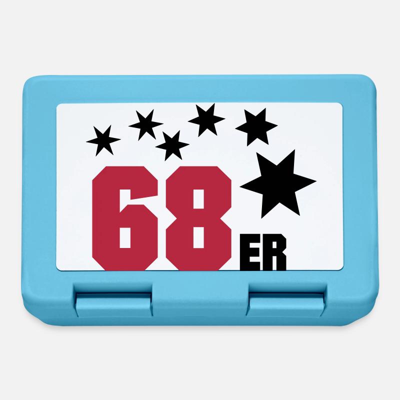 68er - Brotdose - Saphirblau