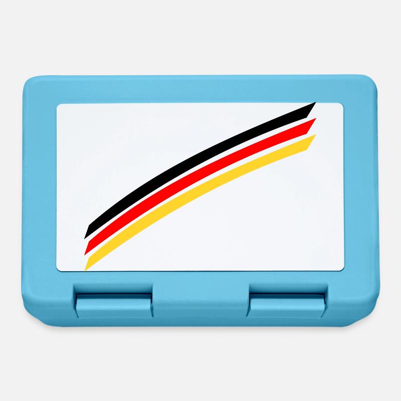 drapeau Allemagne - Boîte à goûter - bleu saphir