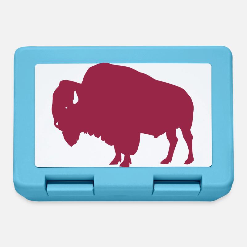 Bison - Lunchbox - sapphire blue