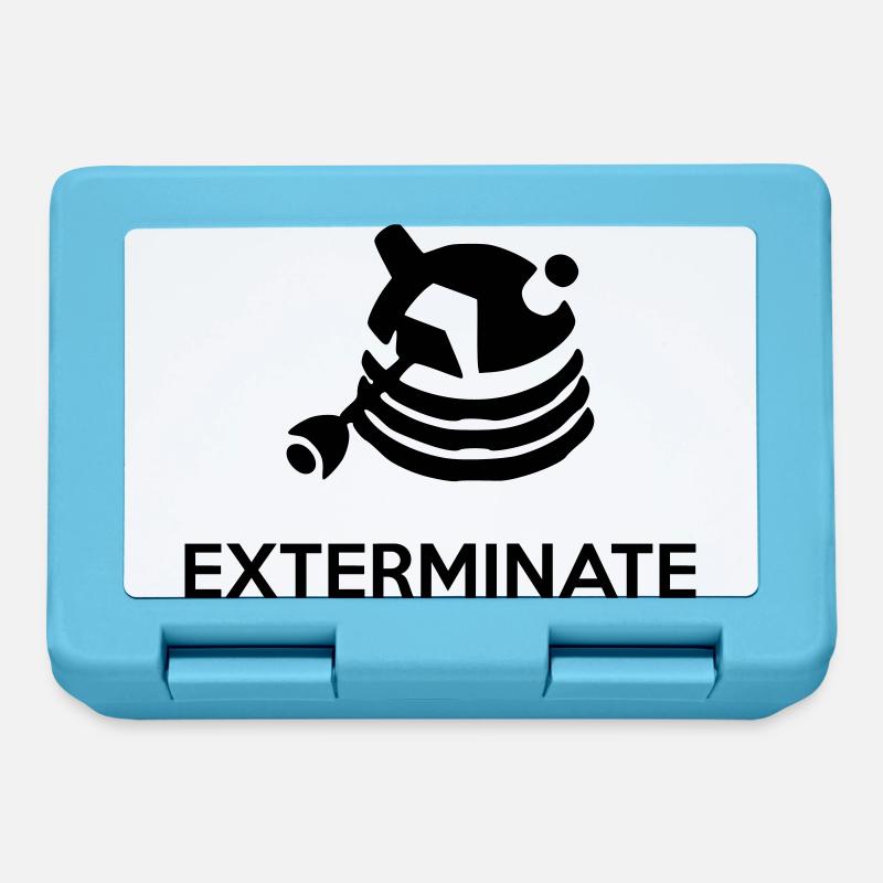 Exterminate - Boîte à goûter - bleu saphir