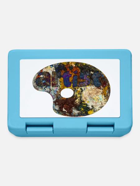 artist - Künstler - Brotdose - Saphirblau