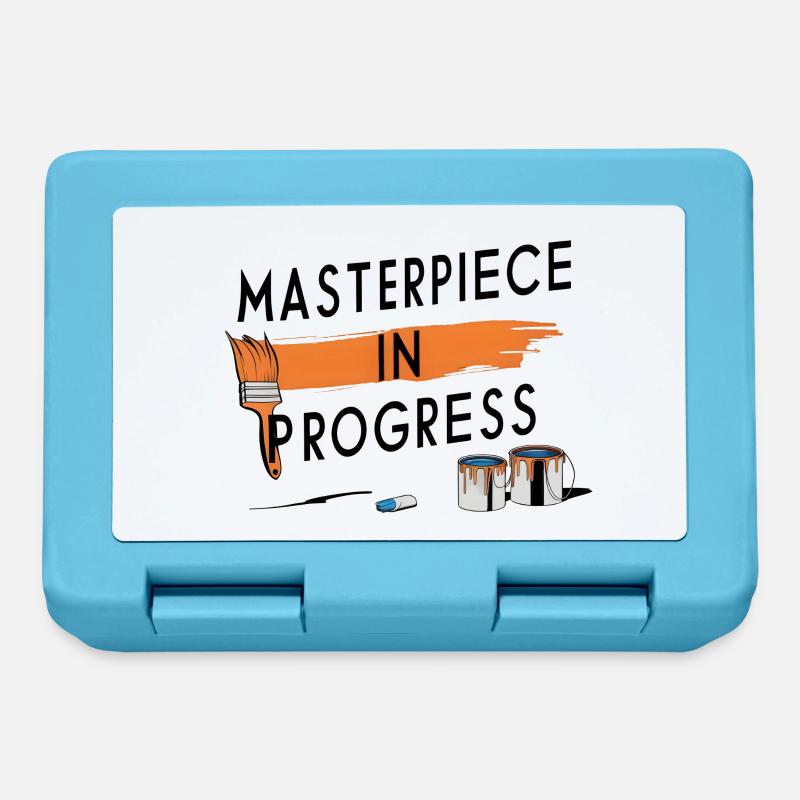 Masterpiece in Progress - Lunchbox - sapphire blue
