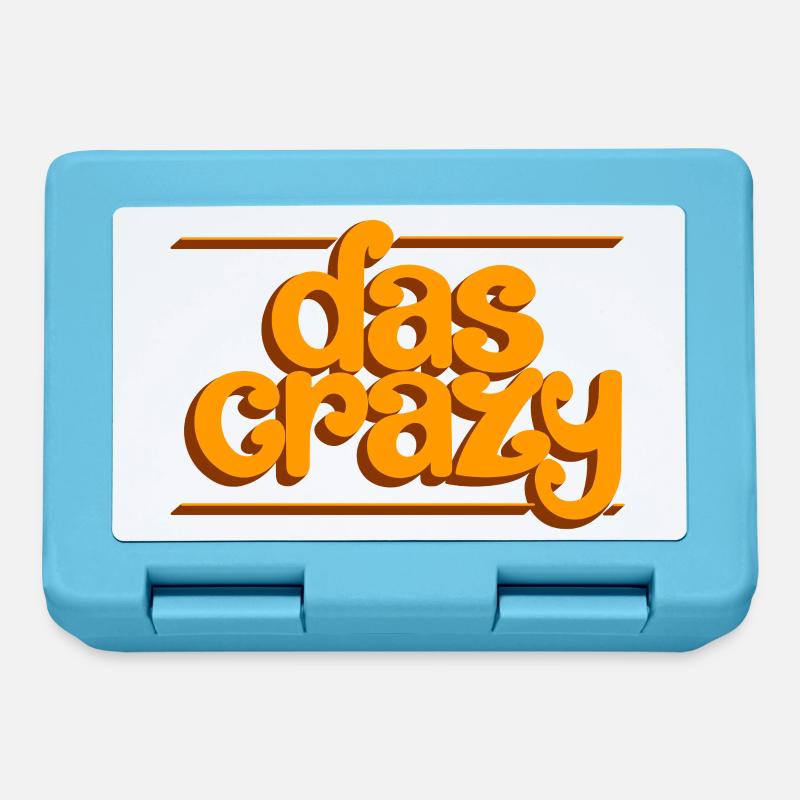 Das crazy - Brotdose - Saphirblau
