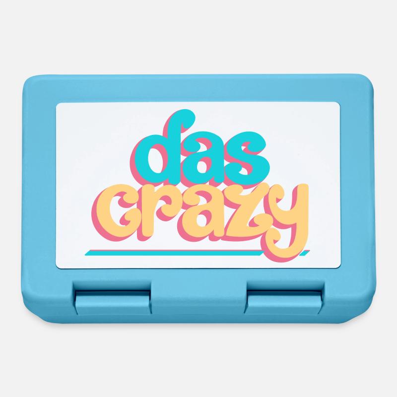 Das crazy - Brotdose - Saphirblau