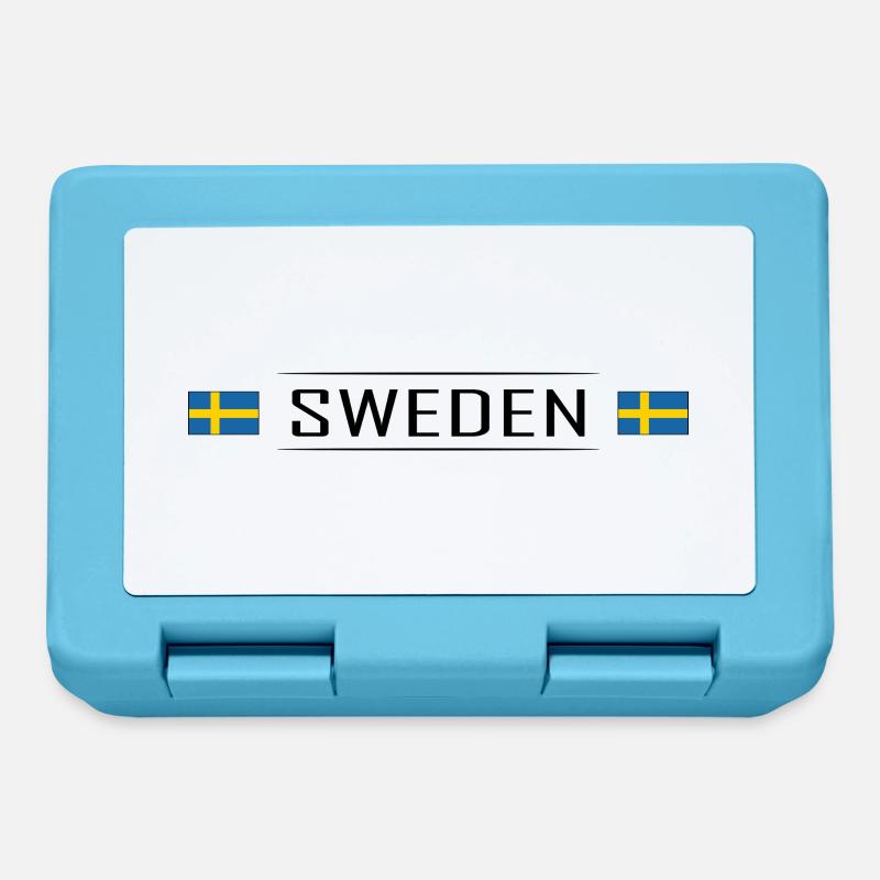 Suède Pays Suède Scandinavie Vacances - Boîte à goûter - bleu saphir