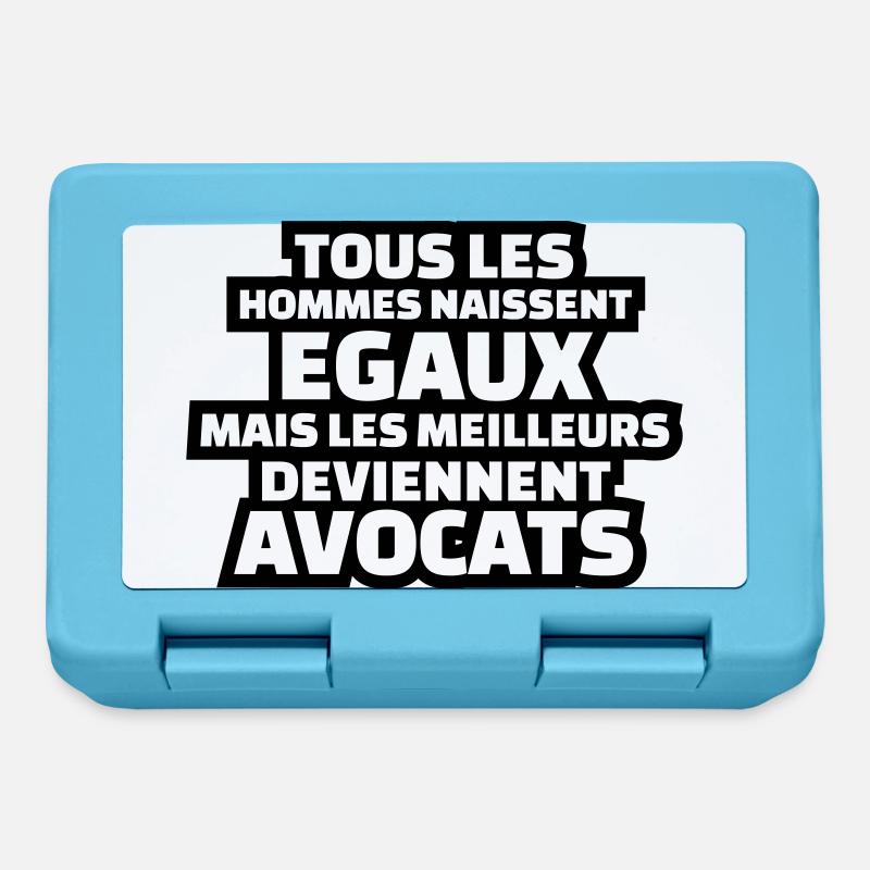 les meilleurs deviennent avocats - Boîte à goûter - bleu saphir