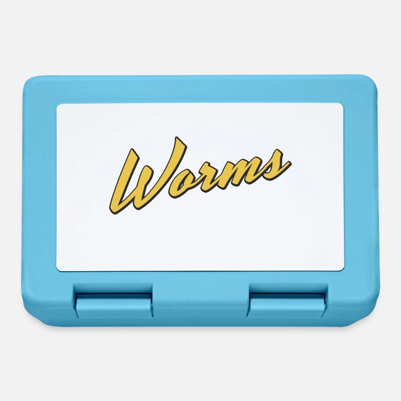 Worms - Brotdose - Saphirblau