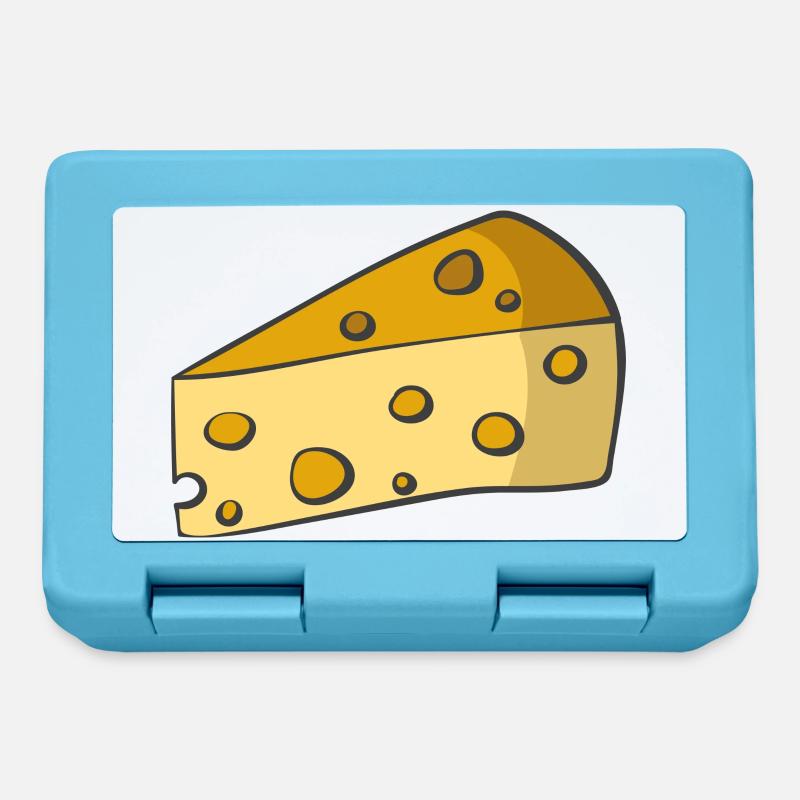 Käse - Brotdose - Saphirblau