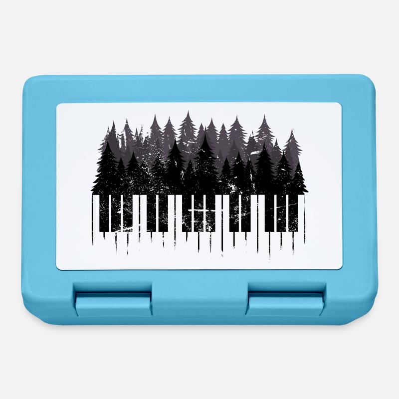 Forêt de piano pour joueurs de piano et professeurs de piano - Boîte à goûter - bleu saphir