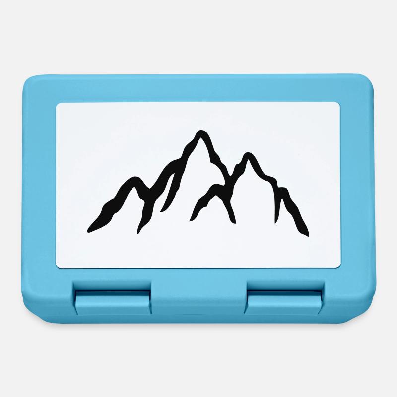 mountain - Lunchbox - sapphire blue