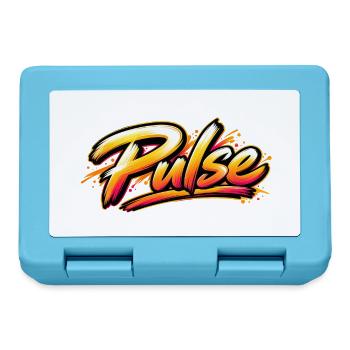 Pulse Graffiti Farbexplosion - Brotdose - Saphirblau - Vorne