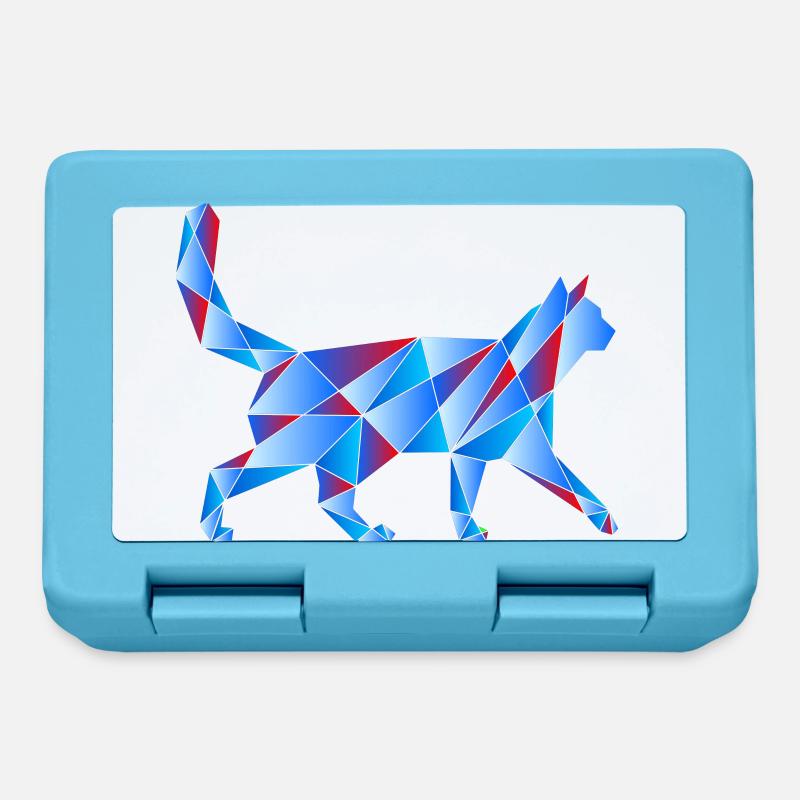 Chat bleu - Boîte à goûter - bleu saphir
