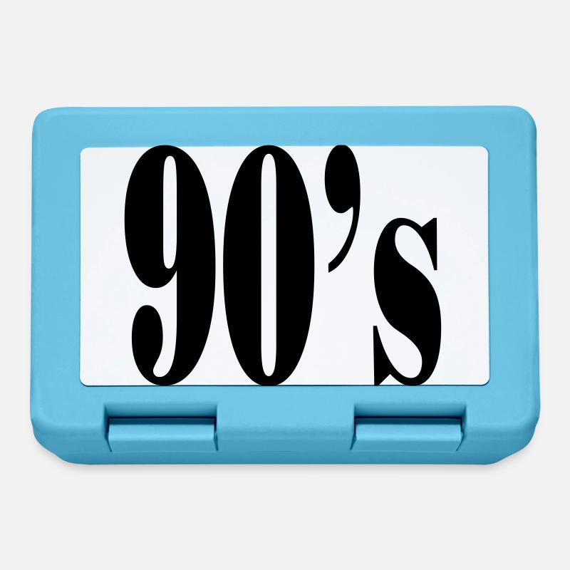 90s - Lunchbox - sapphire blue