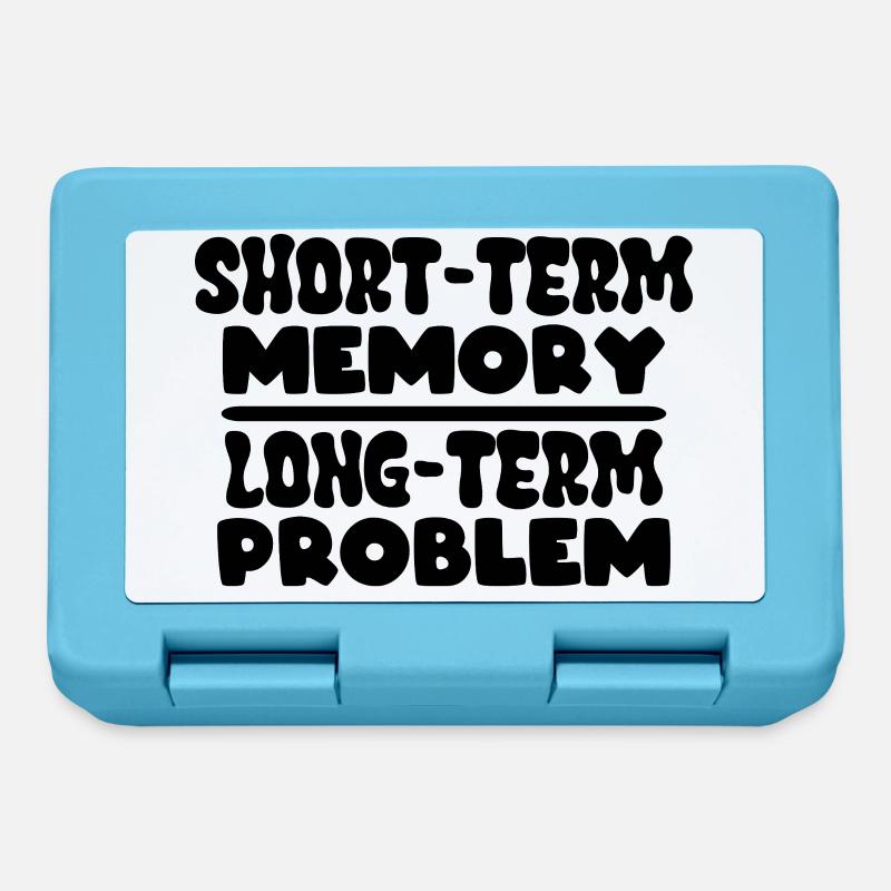 Short-term Memory long-term Problem - Lunchbox - sapphire blue