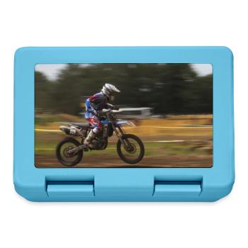 Motocross Action - Brotdose - Saphirblau - Vorne