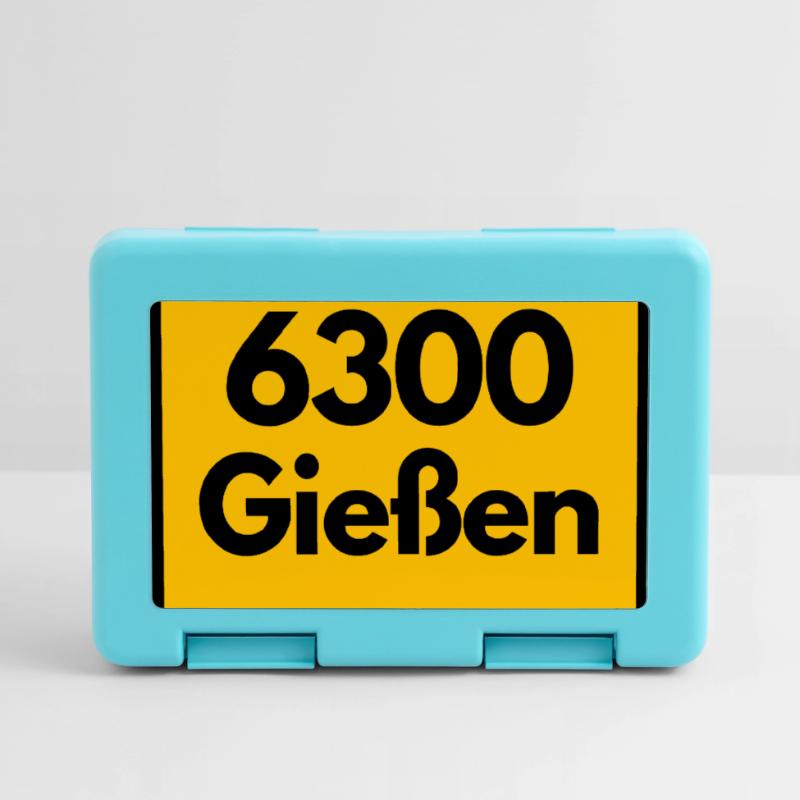OLD POSTCODE ZIP CODE RETRO 6300 GIESSEN Lunchbox