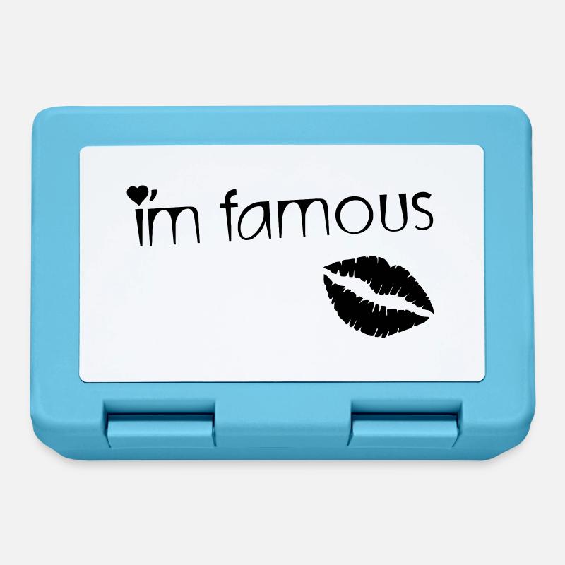 I'M FAMOUS - Boîte à goûter - bleu saphir