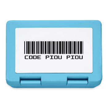 PIOU PIOU CODE - Brotdose - Saphirblau - Vorne