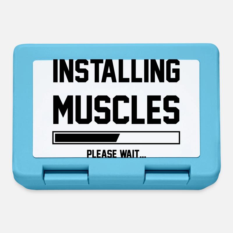 Muscles - Lunchbox - sapphire blue