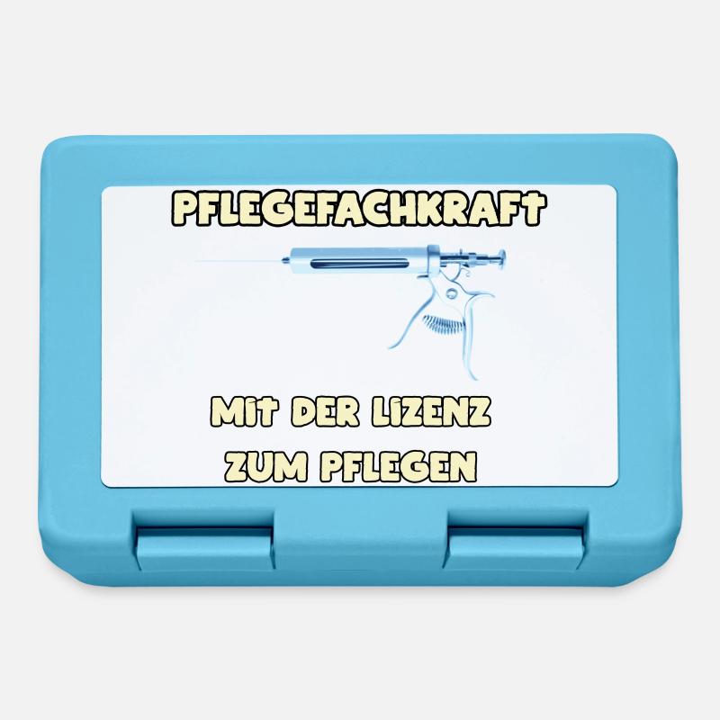 Der Beruf der Pflegefachkraft hat Zukunft - Brotdose - Saphirblau
