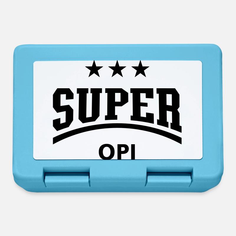 Super Opi - Brotdose - Saphirblau