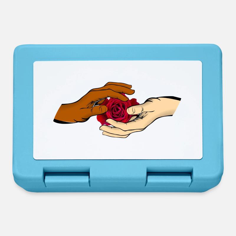 Hands - Lunchbox - sapphire blue