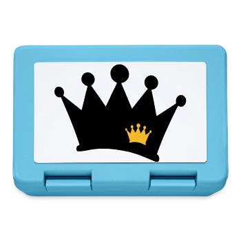 crown symbol - Lunchbox - sapphire blue - Front