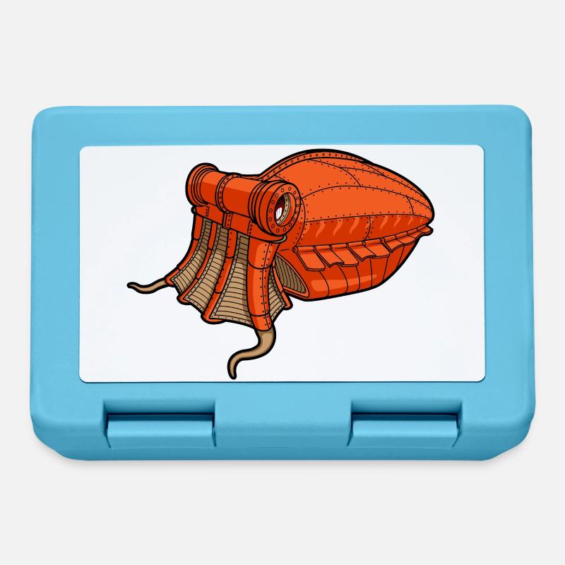 Margate orange squid mecanic - Boîte à goûter - bleu saphir