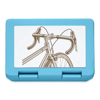 Vintage Rennrad – Klassisches Fahrrad 70er Jahre - Brotdose - Saphirblau - Vorne