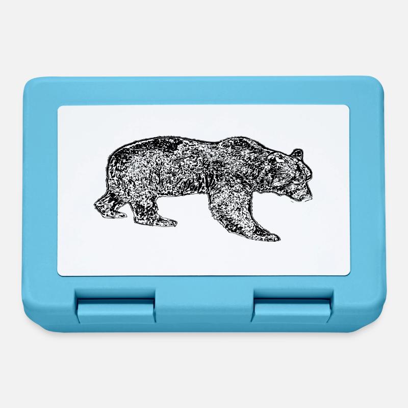 porter - Boîte à goûter - bleu saphir