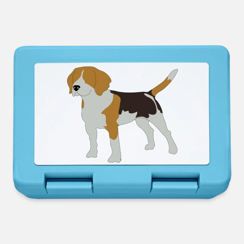 Beagle - Brotdose - Saphirblau