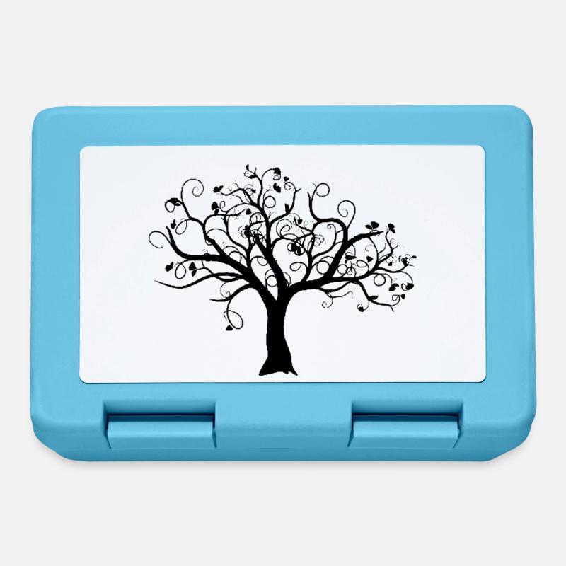 Tree - Lunchbox - sapphire blue