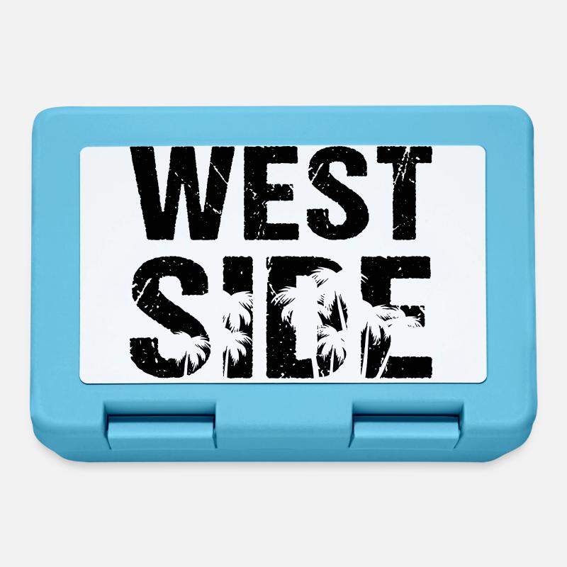 Westside Palmen - Brotdose - Saphirblau