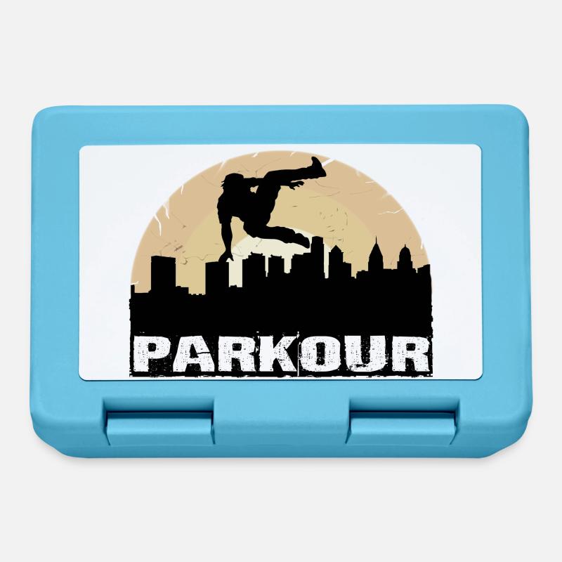 Parkour - Boîte à goûter - bleu saphir