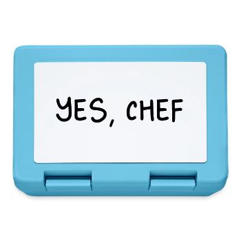 Yes, Chef Professional Sous Chef Funny Simple Text - Lunchbox - sapphire blue - Front