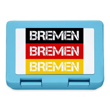 STADT BREMEN, DEUTSCHLAND - Brotdose - Saphirblau - Vorne