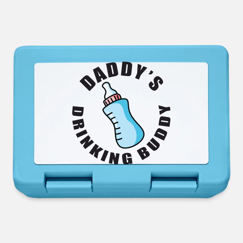 Daddy´s drinking buddy - Brotdose - Saphirblau