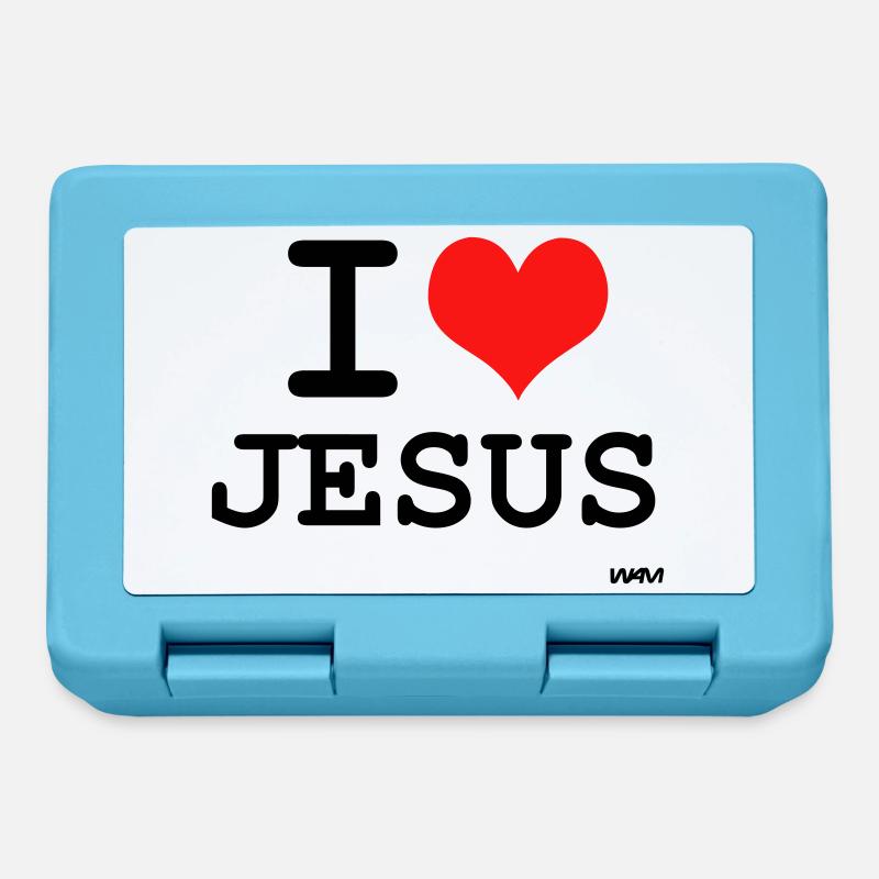 jesus - Brotdose - Saphirblau
