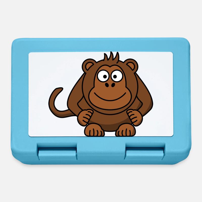 monkey - Lunchbox - sapphire blue