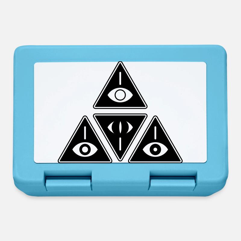eyelluminati - Boîte à goûter - bleu saphir