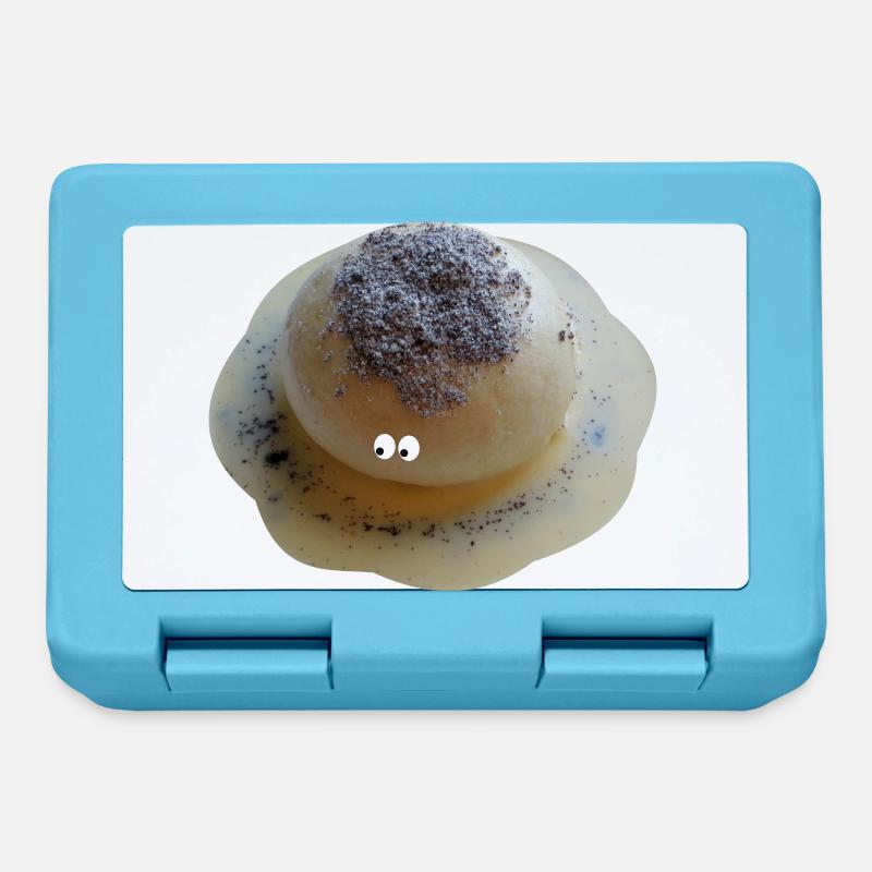Des boulettes de germes avec des yeux - Boîte à goûter - bleu saphir