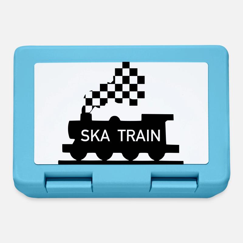 ska train - Boîte à goûter - bleu saphir