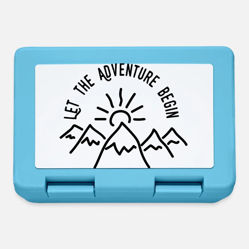 AD Let the Adventure Begin - Brotdose - Saphirblau