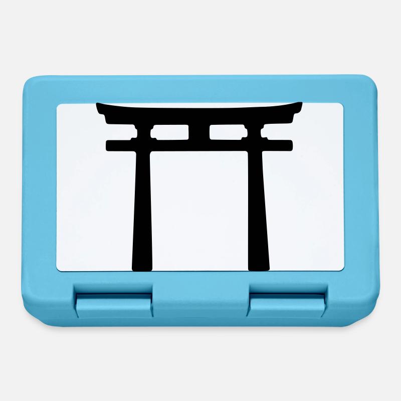 Conception japonaise Torii - Boîte à goûter - bleu saphir