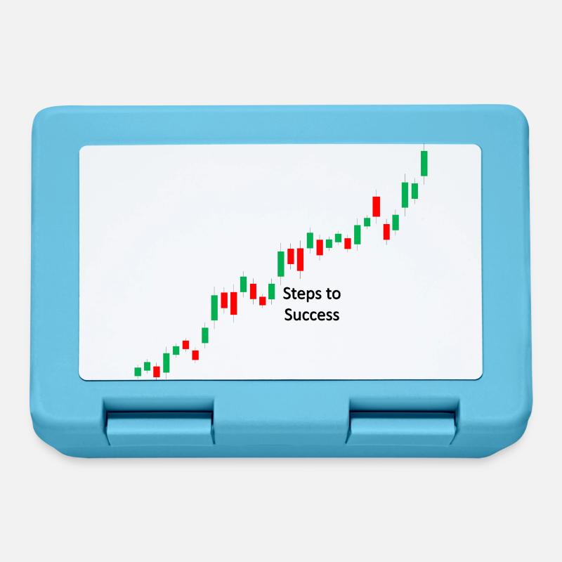 Trading steps - Brotdose - Saphirblau