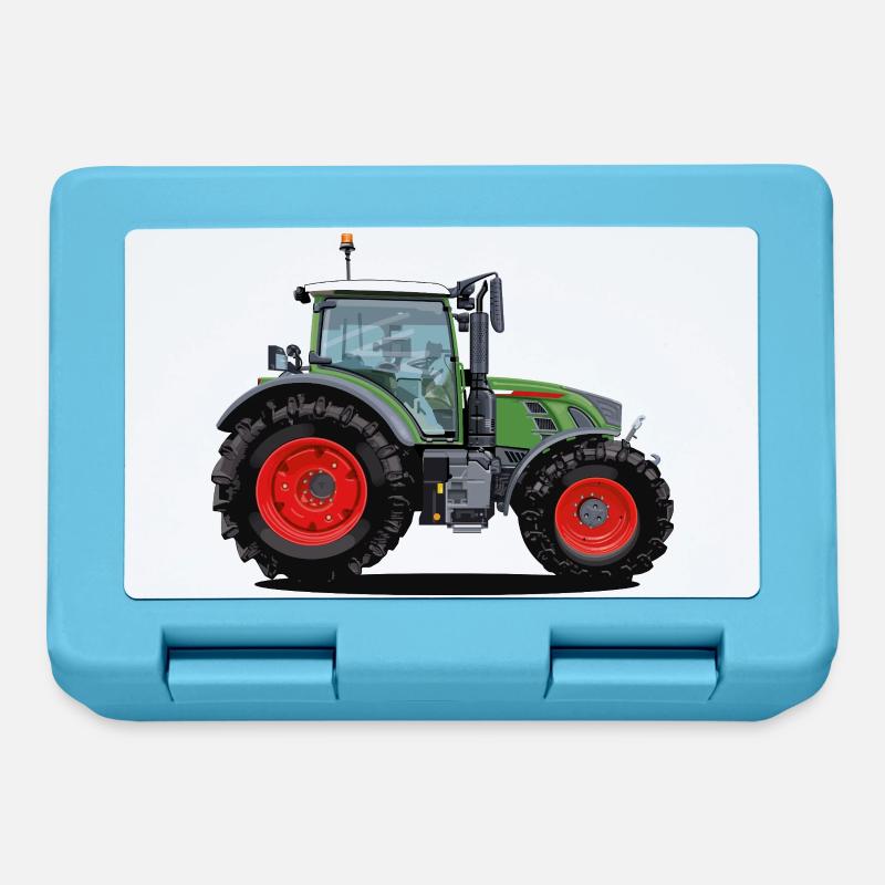 Traktor, den jeder mag - Brotdose - Saphirblau