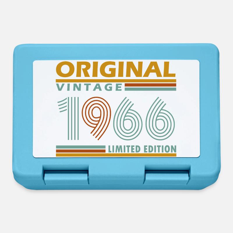 Original Vintage 1966 Edition Limitée 60 Ans - Boîte à goûter - bleu saphir