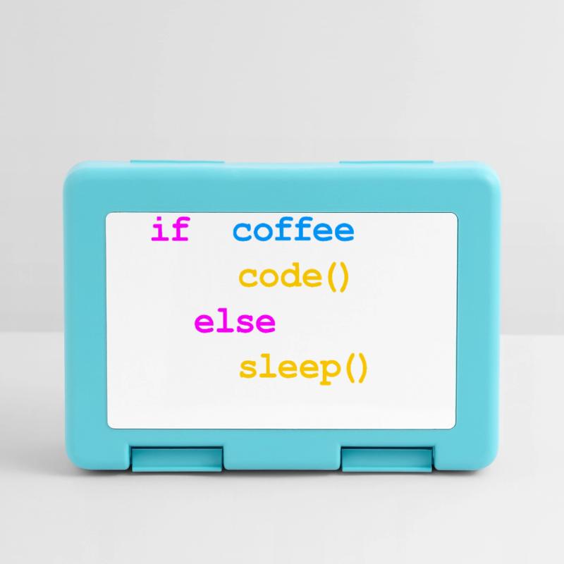 No Coffee No Code Programmer Computer Scientist Lunchbox