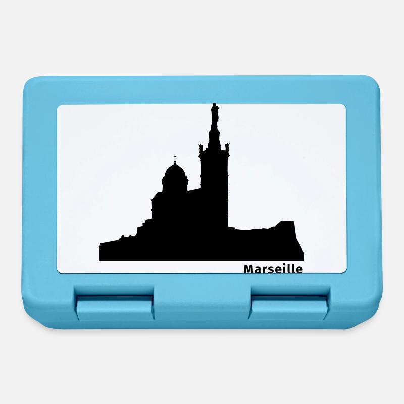 Marseille - Boîte à goûter - bleu saphir