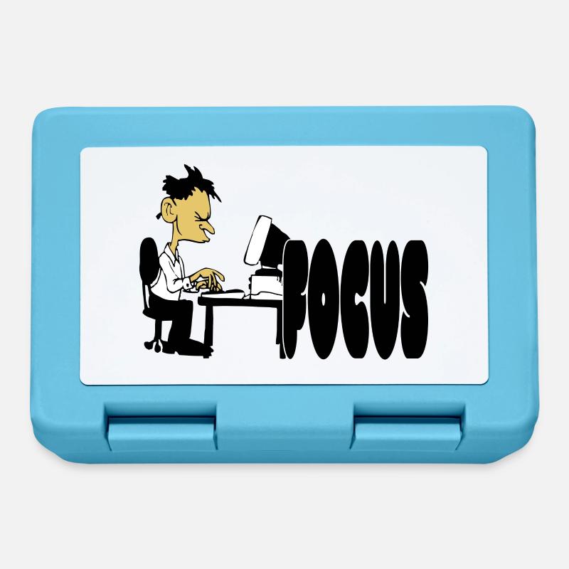 Office workaholic - Lunchbox - sapphire blue